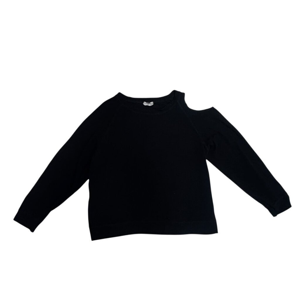 GUC LNA One Shoulder Sweatshirt – Black – Size XL